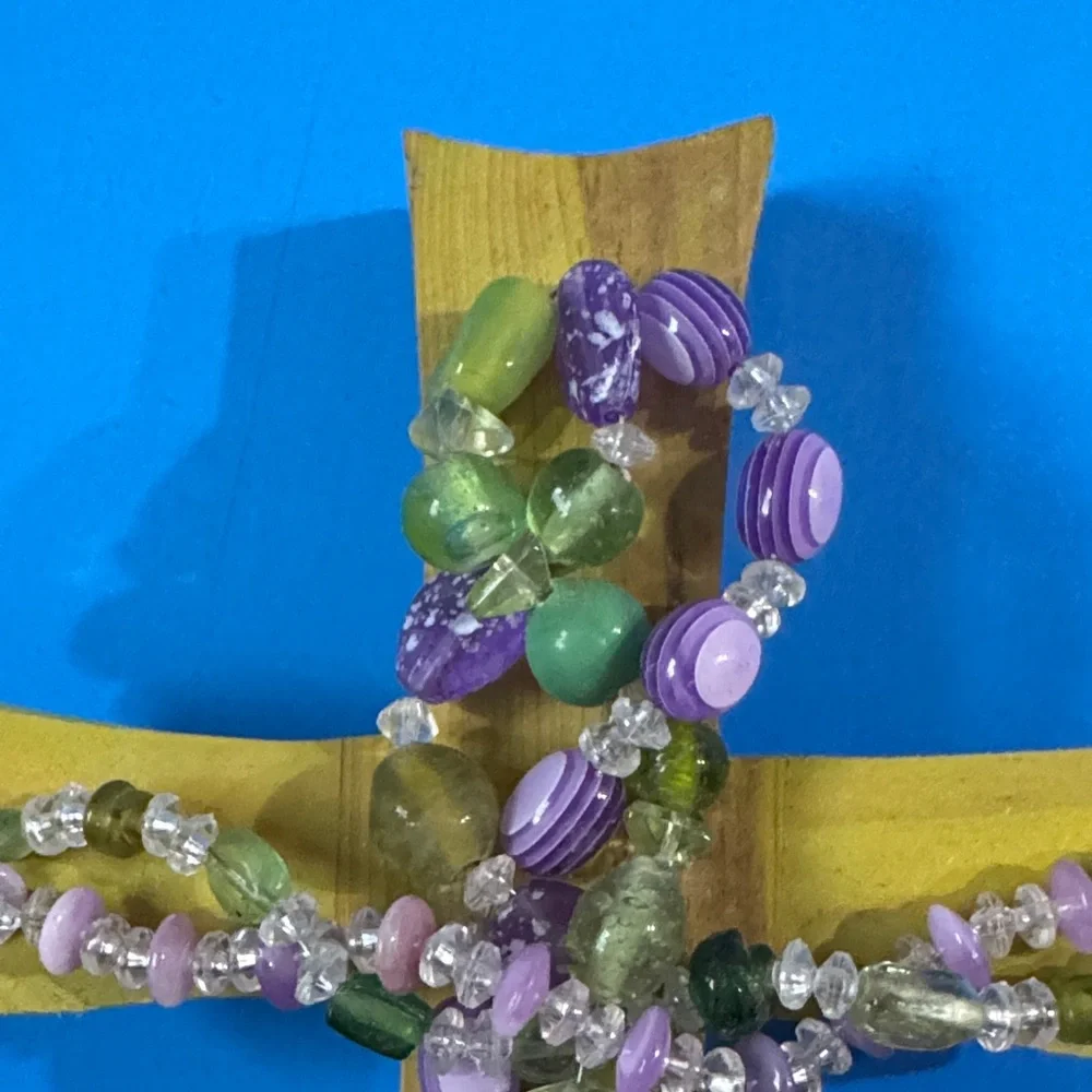 Beautiful handmade Beaded Cross Wall Decor